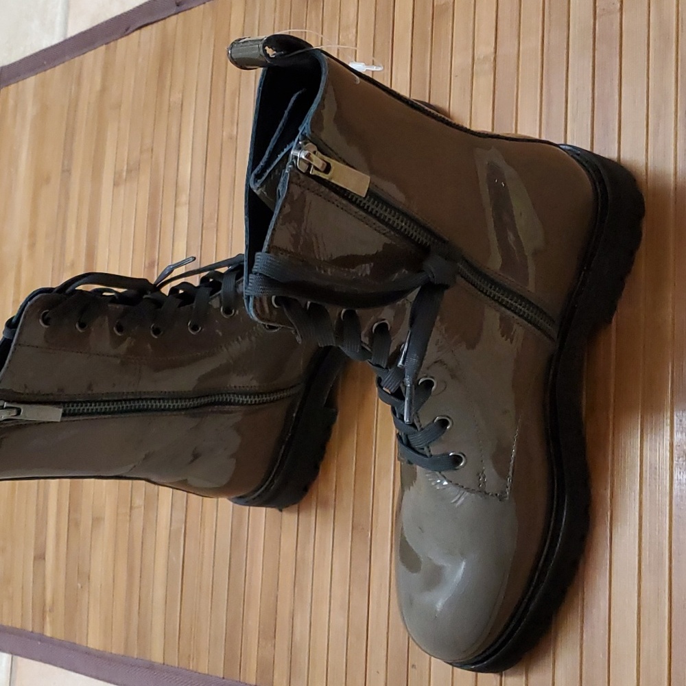 Thursday Boot Company Brown Combat Boots - Picture 10 of 13